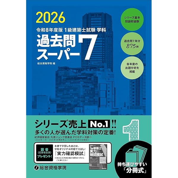 2026年(令和8年）一級建築士 20年分過去問攻略ソフト パソコン